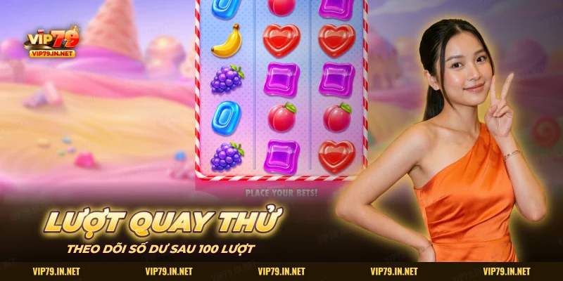 Màn slot kẹo ngọt với lưới trái cây và hình trái tim khi quay thử