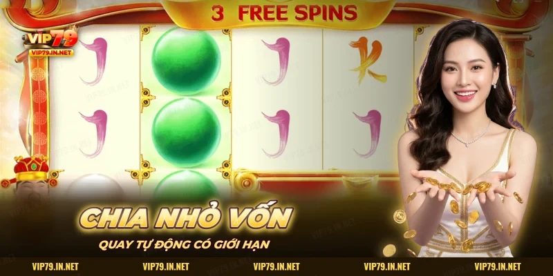 Màn quay miễn phí slot Thần Tài với thỏi vàng, dùng khi chia nhỏ vốn