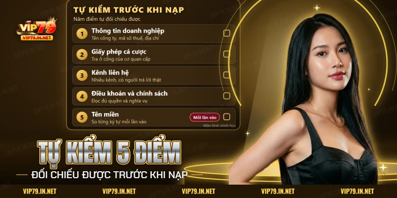 VIP79 lừa đảo không: năm điểm tự kiểm tra gồm doanh nghiệp, giấy phép, liên hệ, điều khoản và tên miền